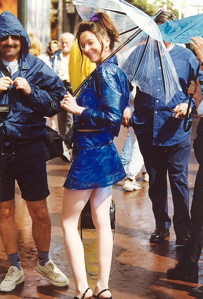 Femme en bleu