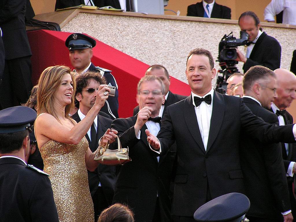 Rita Wilson, Joel Coen & Tom Hanks