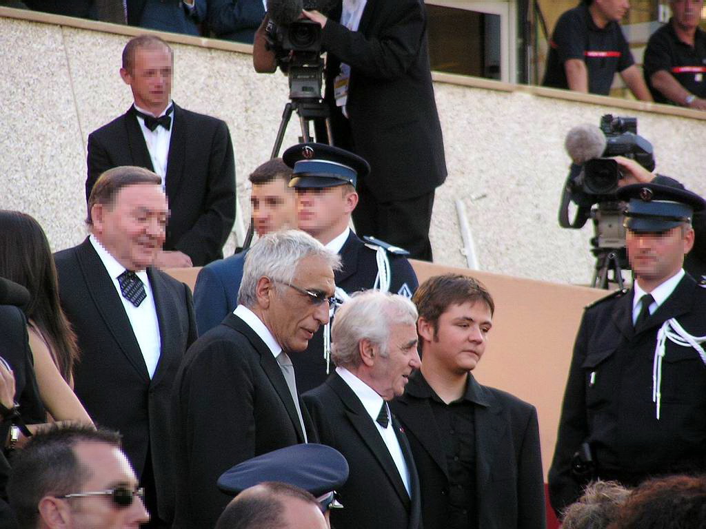 Grard Darmon, Charles Aznavour & Damien Jouillerot