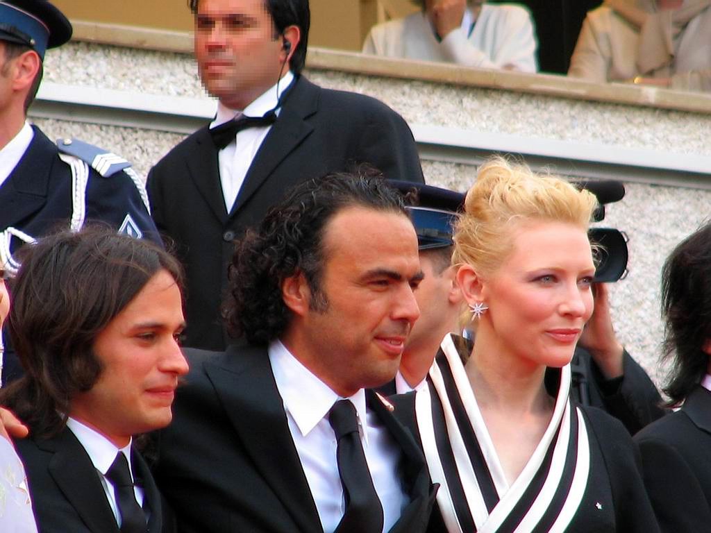 Gael Garcia Bernal, Alejandro Gonzalez Inarritu & Cate Blanchett