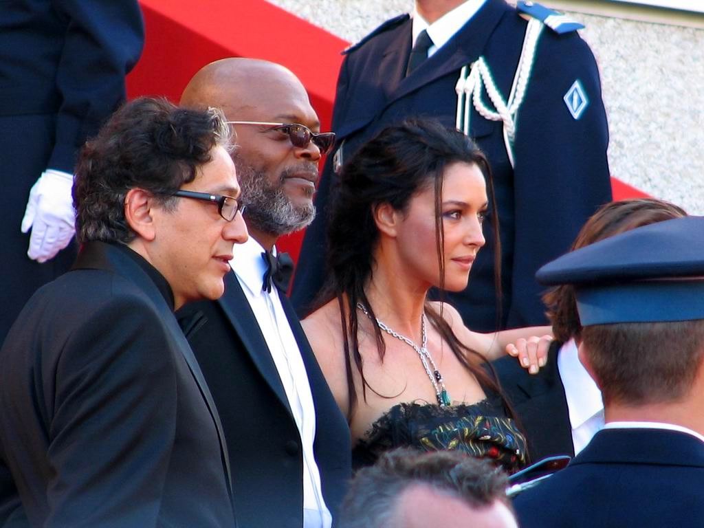 Elia Suleiman, Samuel L.Jackson & Monica Bellucci