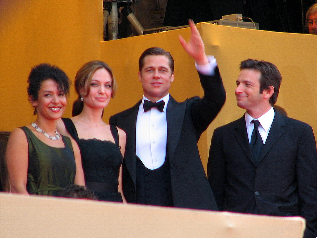 Mariane Pearl, Angelina Jolie, Brad Pitt & Dan Futterman