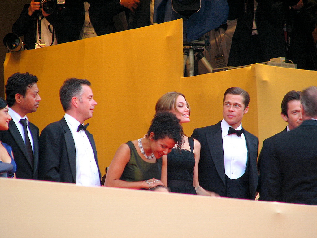 Irfan Khan, Michael Winterbottom, Mariane Pearl, Angelina Jolie, Brad Pitt & Dan Futterman