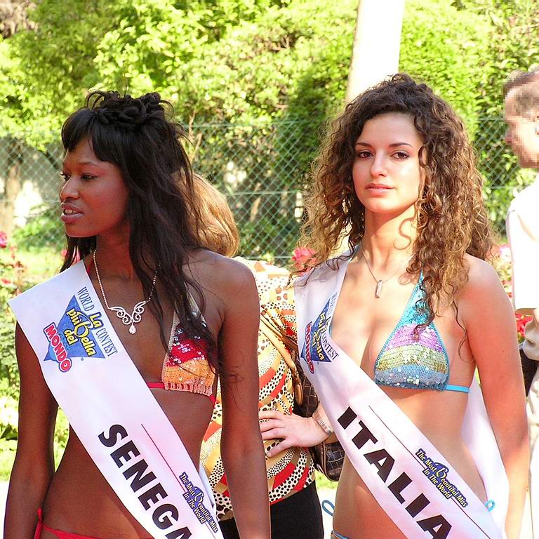 Miss Sngal & Miss Italie
